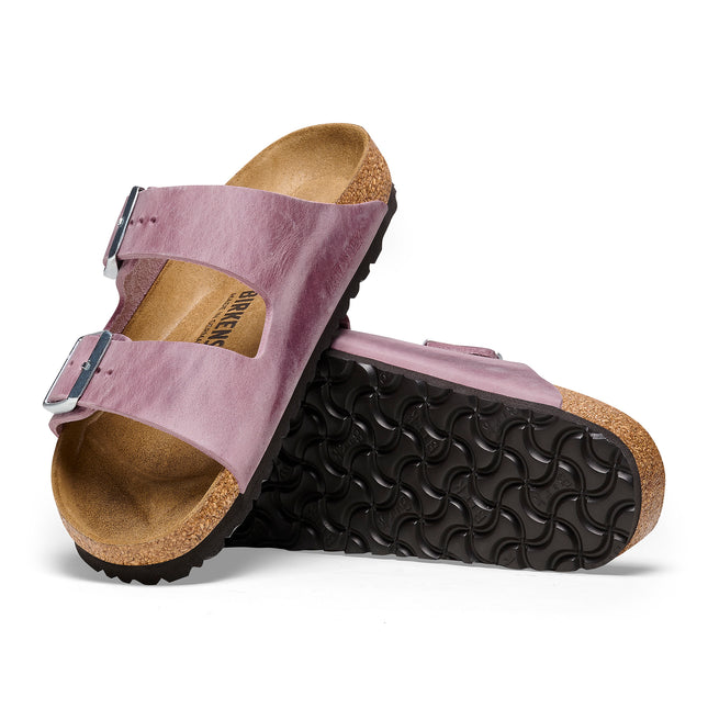 BIRKENSTOCK ARIZONA OILED LEATHER WOMEN SANDALS