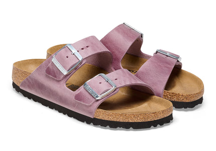 BIRKENSTOCK ARIZONA OILED LEATHER WOMEN SANDALS
