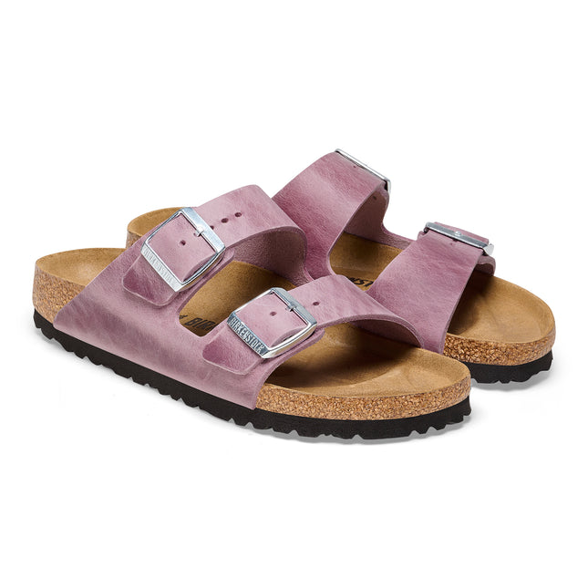BIRKENSTOCK ARIZONA OILED LEATHER WOMEN SANDALS