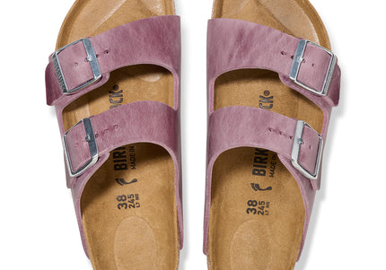 BIRKENSTOCK ARIZONA OILED LEATHER WOMEN SANDALS