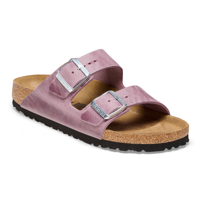 BIRKENSTOCK ARIZONA OILED LEATHER WOMEN SANDALS