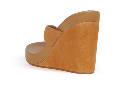JEFFREY CAMPBELL LIEZEL Women Sandals - Natural Suede Combo