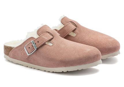 BIRKENSTOCK BOSTON SHEARLING WOMEN CLOGS
