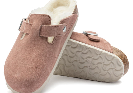 BIRKENSTOCK BOSTON SHEARLING WOMEN CLOGS
