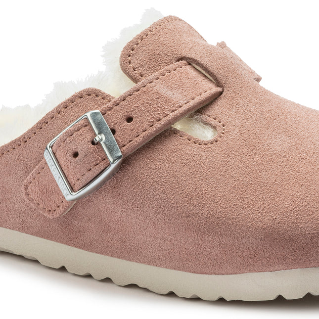BIRKENSTOCK BOSTON SHEARLING WOMEN CLOGS