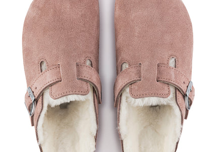 BIRKENSTOCK BOSTON SHEARLING WOMEN CLOGS