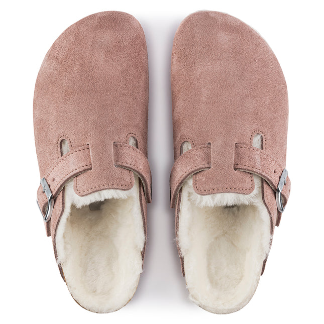 BIRKENSTOCK BOSTON SHEARLING WOMEN CLOGS