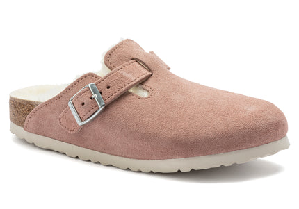 BIRKENSTOCK BOSTON SHEARLING WOMEN CLOGS