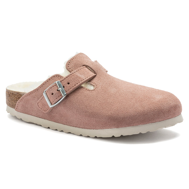 BIRKENSTOCK BOSTON SHEARLING WOMEN CLOGS