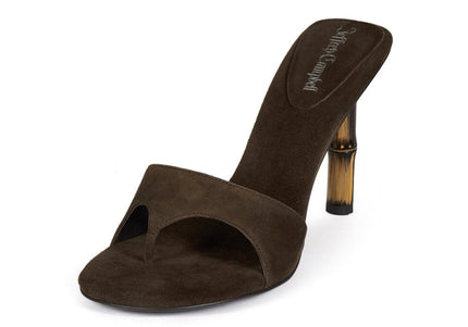 JEFFREY CAMPBELL LINETTE Women Heels - Espresso Suede