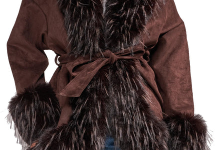 AZALEA WANG MAELLE WOMEN COATS - Espresso