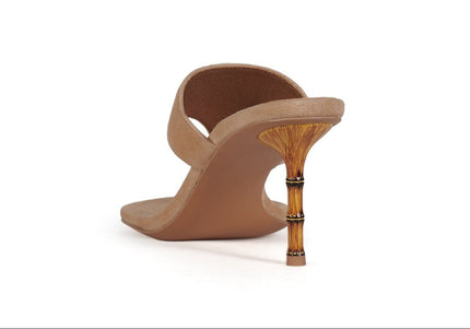 JEFFREY CAMPBELL MARILLA Women Heels - Camel Suede