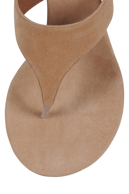 JEFFREY CAMPBELL MARILLA Women Heels - Camel Suede