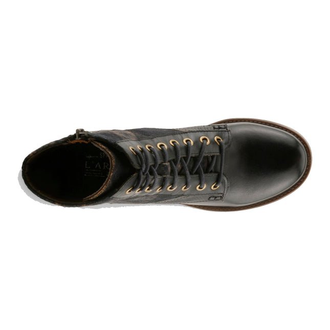L'ARTISTE MARTY-PLAID WOMEN BOOTS - Black Multi