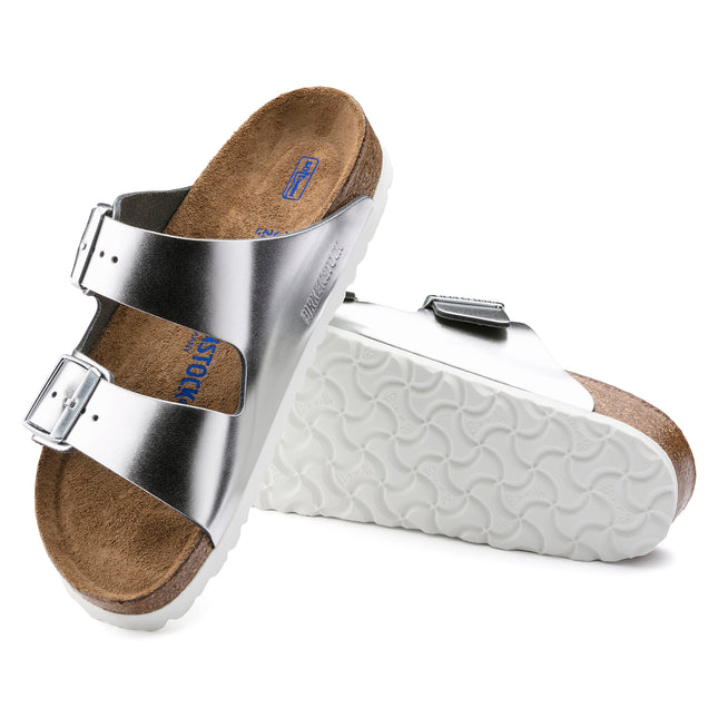 BIRKENSTOCK ARIZONA SOFT FOOTBED LEATHER WOMEN SANDALS