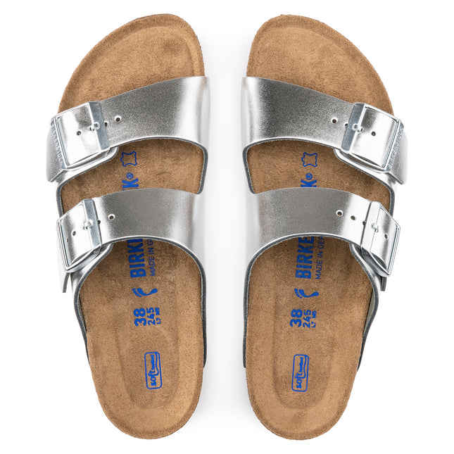 BIRKENSTOCK ARIZONA SOFT FOOTBED LEATHER WOMEN SANDALS