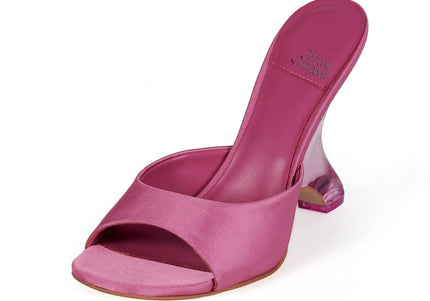JEFFREY CAMPBELL MEW-2 Women Heels - Fuchsia Satin Combo