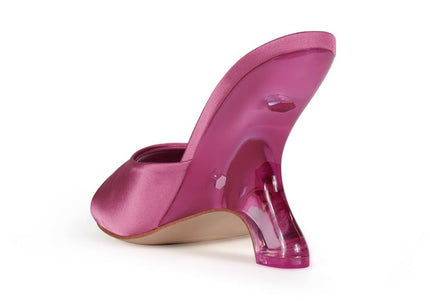 JEFFREY CAMPBELL MEW-2 Women Heels - Fuchsia Satin Combo