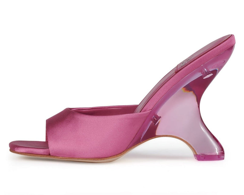 JEFFREY CAMPBELL MEW-2 Women Heels - Fuchsia Satin Combo