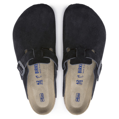 BIRKENSTOCK BOSTON SOFT FOOTBED SUEDE LEATHER