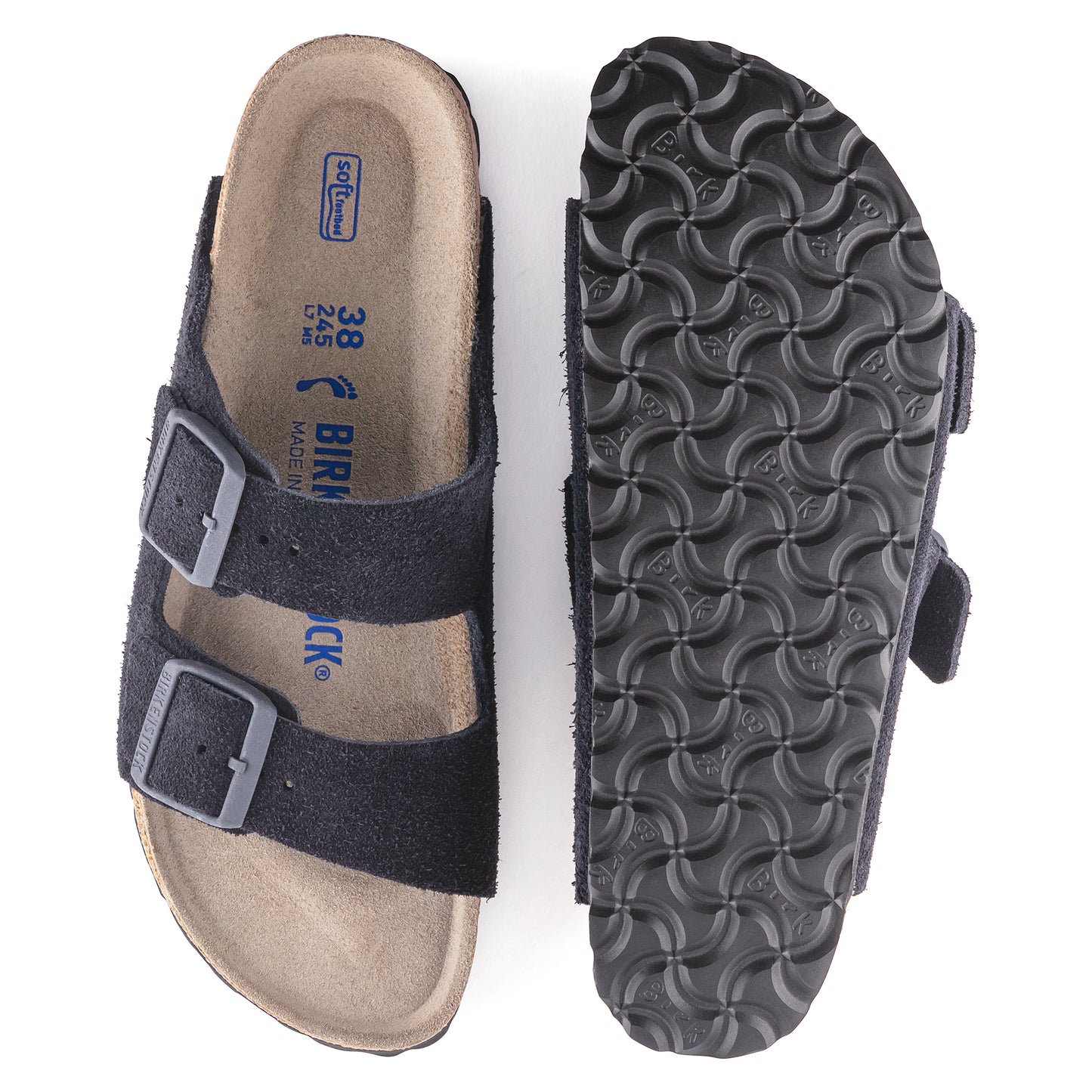 BIRKENSTOCK ARIZONA SOFT FOOTBED SUEDE LEATHER