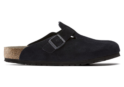 BIRKENSTOCK BOSTON SOFT FOOTBED SUEDE LEATHER MEN CLOGS