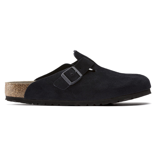 BIRKENSTOCK BOSTON SOFT FOOTBED SUEDE LEATHER MEN CLOGS