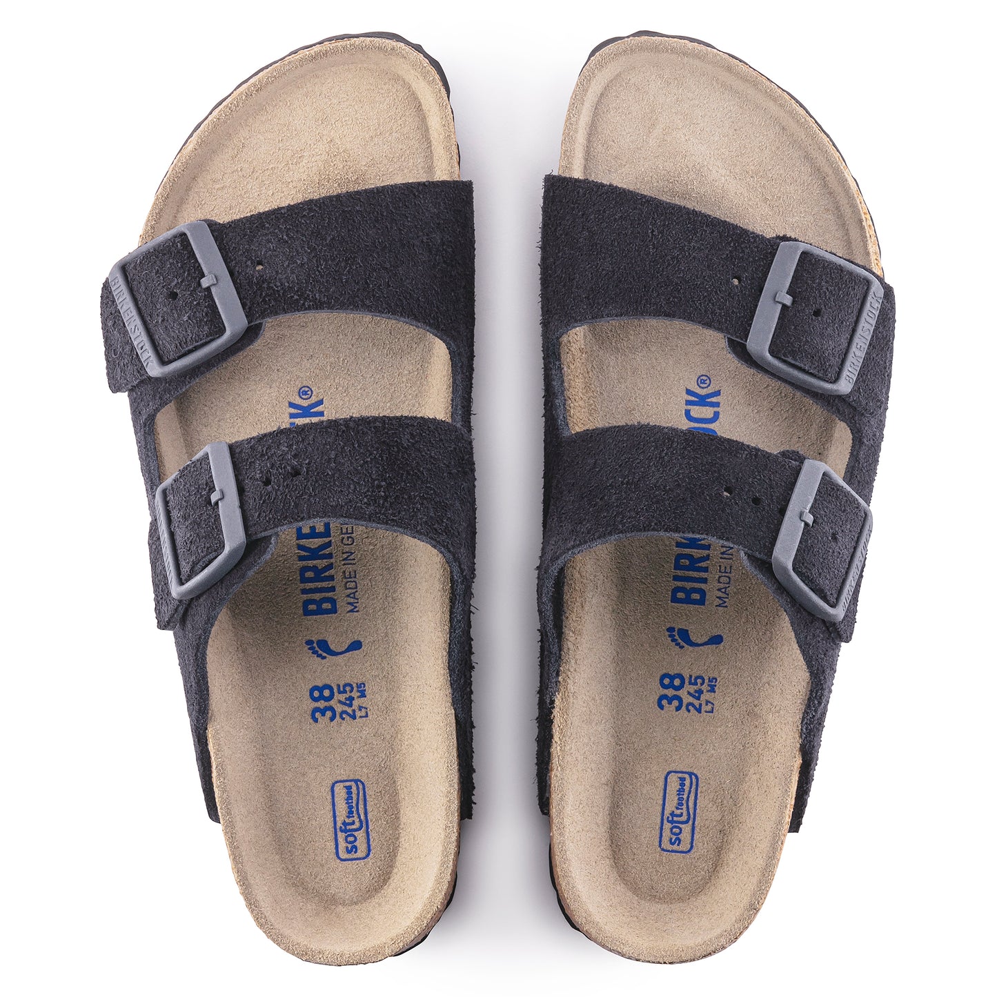 BIRKENSTOCK ARIZONA SOFT FOOTBED SUEDE LEATHER