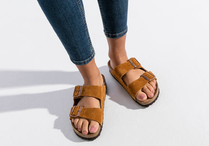 BIRKENSTOCK Arizona Soft Footbed Suede Leather