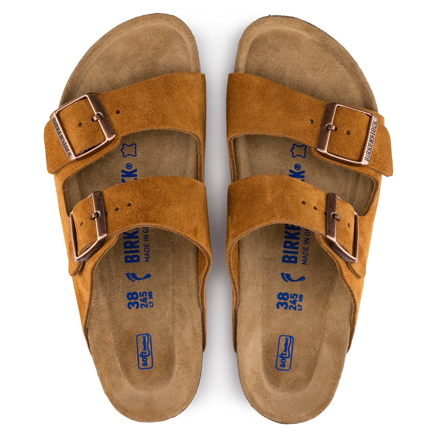 BIRKENSTOCK Arizona Soft Footbed Suede Leather