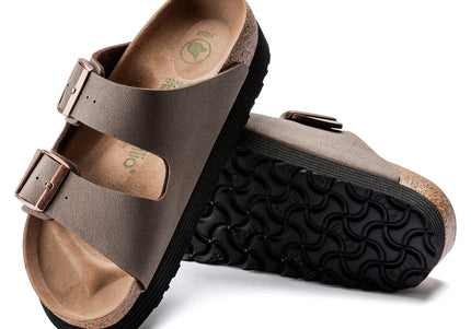 BIRKENSTOCK ARIZONA PLATFORM VEGAN WOMEN SANDALS