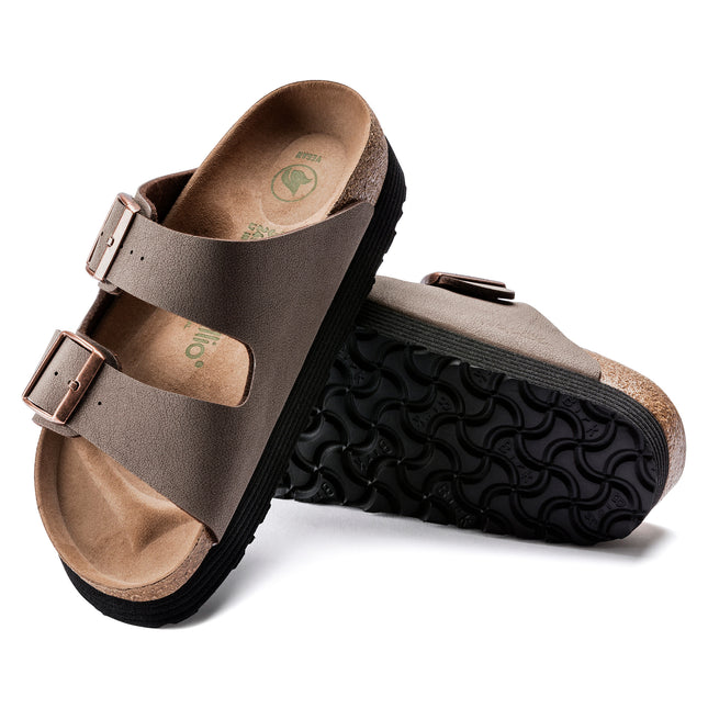 BIRKENSTOCK ARIZONA PLATFORM VEGAN WOMEN SANDALS