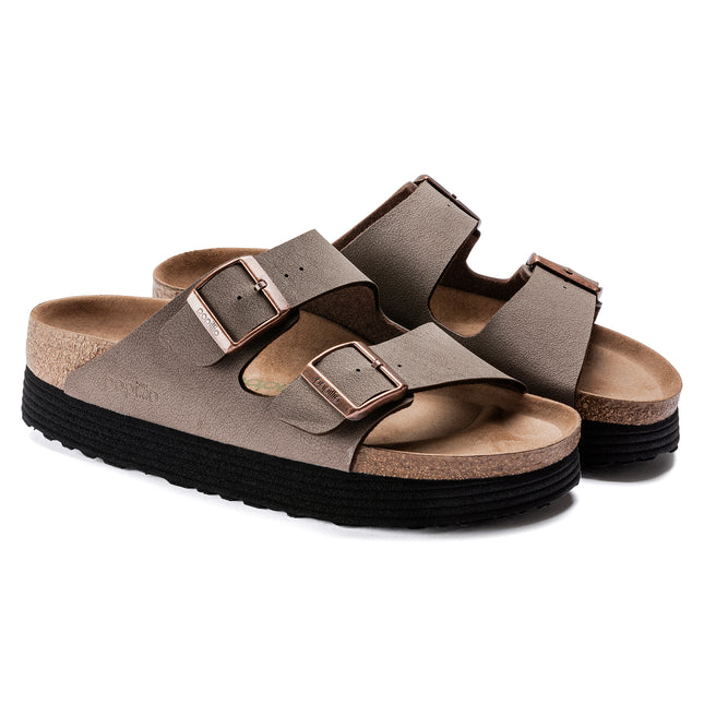 BIRKENSTOCK ARIZONA PLATFORM VEGAN WOMEN SANDALS