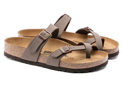 BIRKENSTOCK MAYARI BIRKIBUC WOMEN SANDALS - Mocha Regular