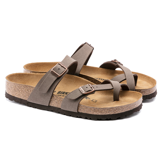 BIRKENSTOCK MAYARI BIRKIBUC WOMEN SANDALS - Mocha Regular