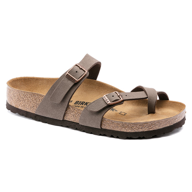 BIRKENSTOCK MAYARI BIRKIBUC WOMEN SANDALS - Mocha Regular