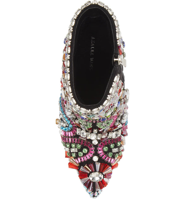 AZALEA WANG HOLLY MULTI JEWELED WOMEN BOOTS