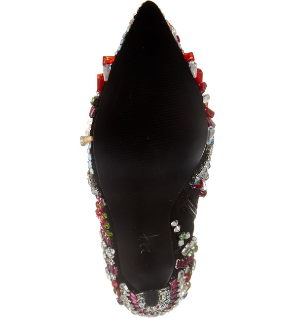 AZALEA WANG HOLLY MULTI JEWELED WOMEN BOOTS