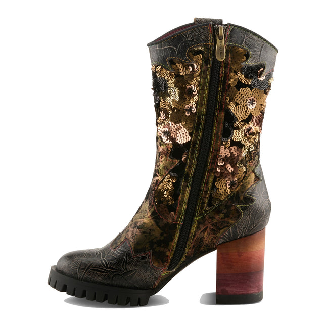 L'ARTISTE MYOHMY WOMEN BOOTS - Black Multi