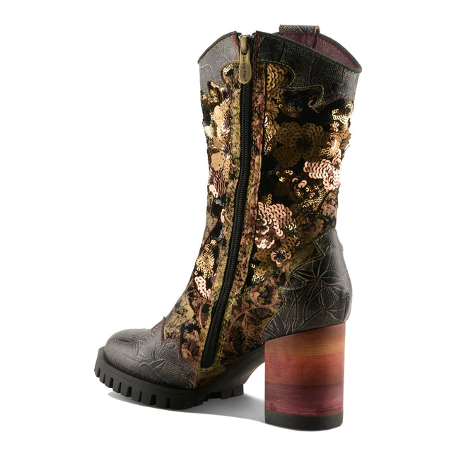 L'ARTISTE MYOHMY WOMEN BOOTS - Black Multi