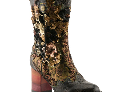 L'ARTISTE MYOHMY WOMEN BOOTS - Black Multi