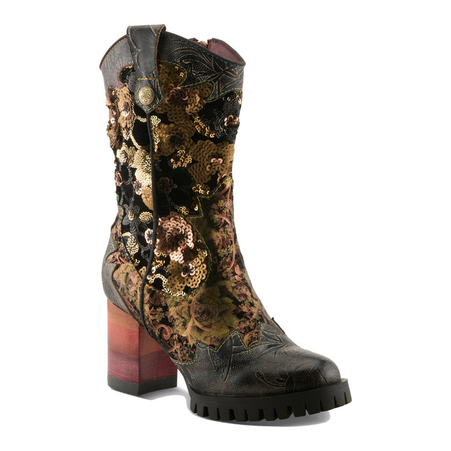 L'ARTISTE MYOHMY WOMEN BOOTS - Black Multi