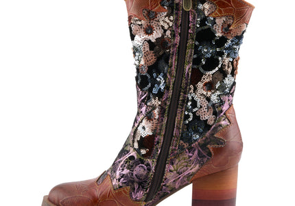 L'ARTISTE MYOHMY WOMEN BOOTS - Camel Multi