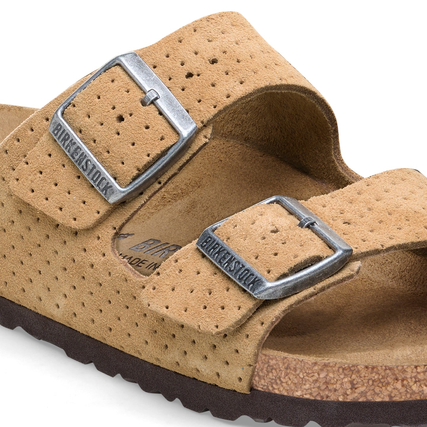 BIRKENSTOCK ARIZONA SUEDE EMBOSSED