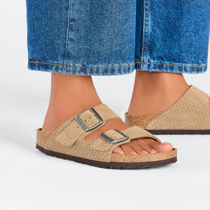 BIRKENSTOCK ARIZONA SUEDE EMBOSSED