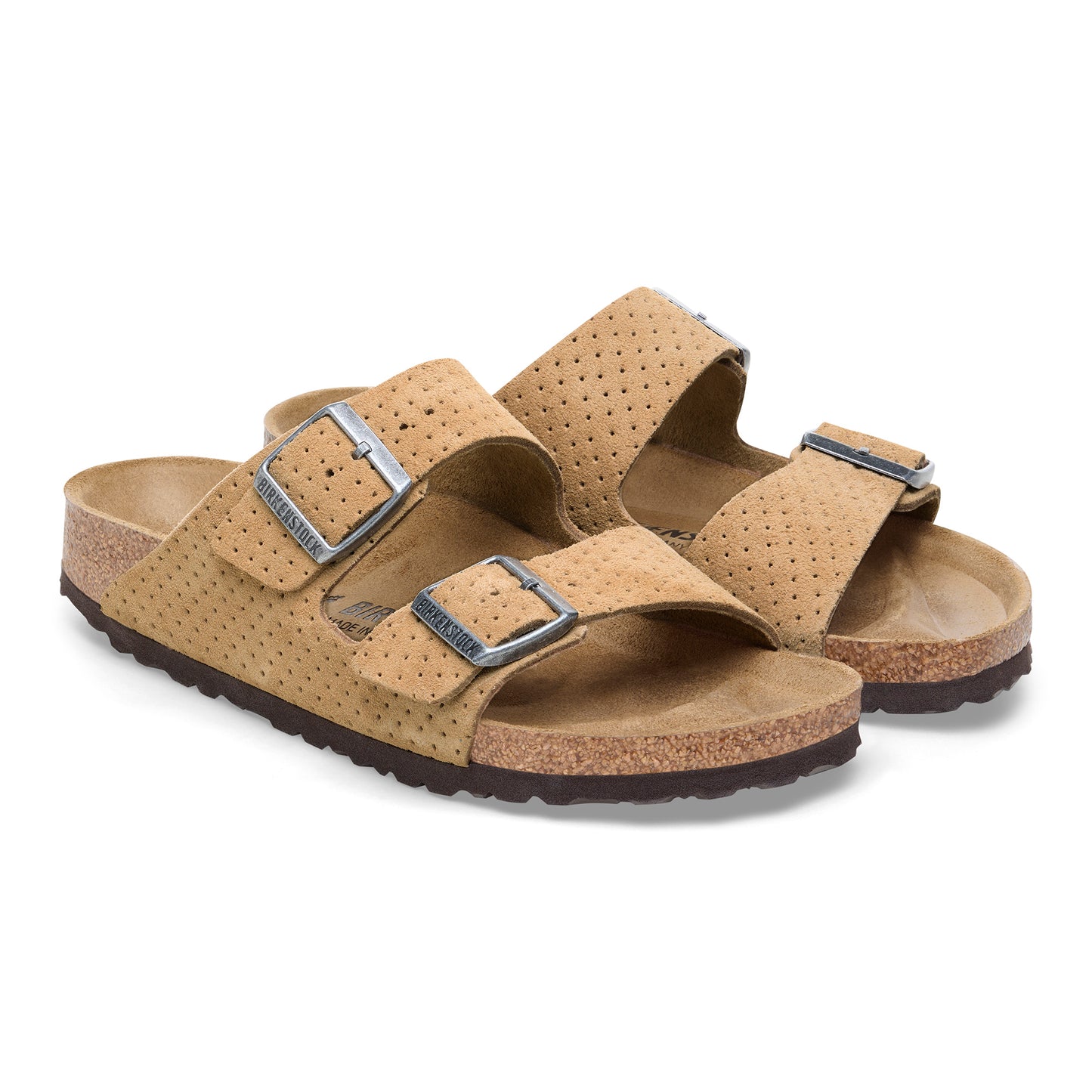 BIRKENSTOCK ARIZONA SUEDE EMBOSSED