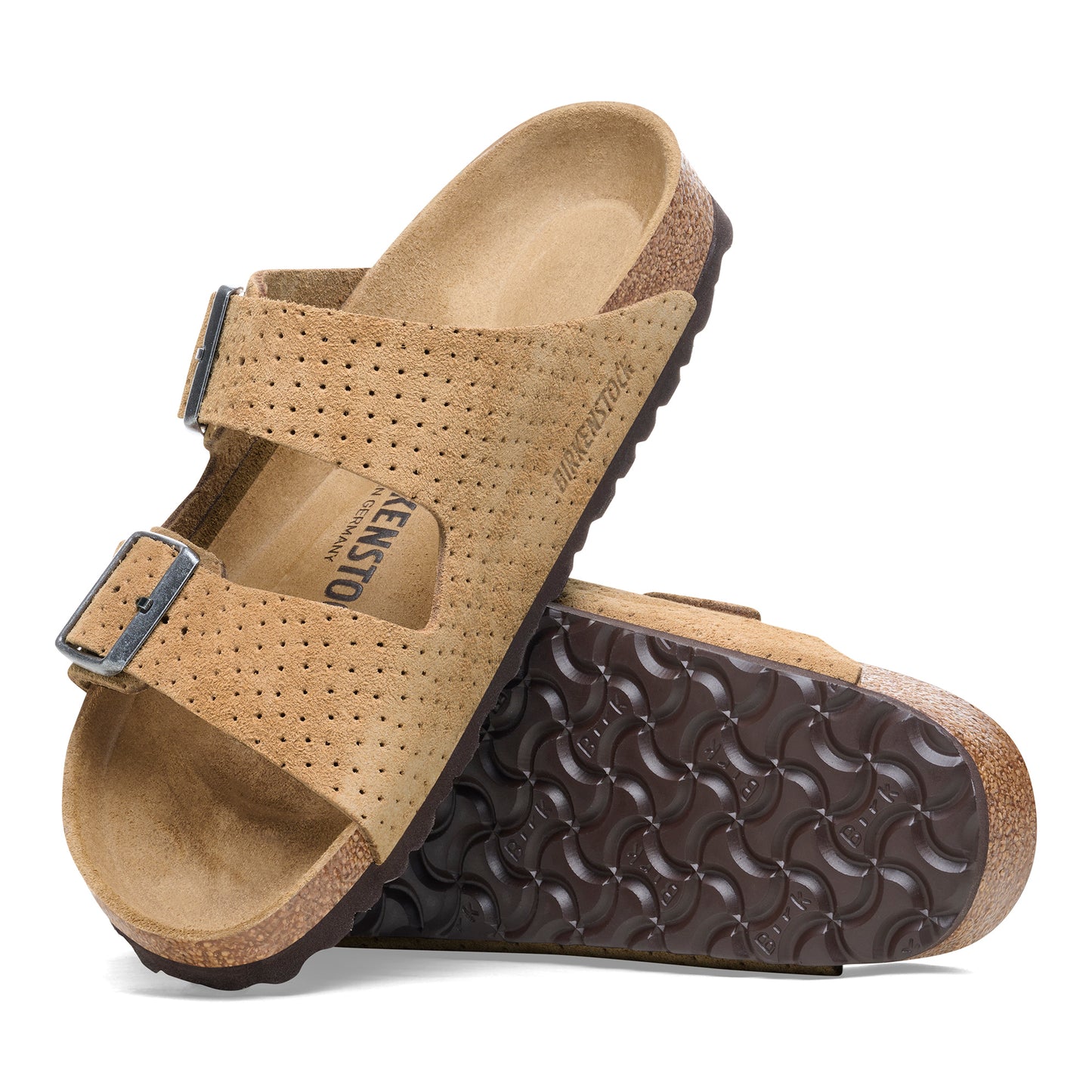 BIRKENSTOCK ARIZONA SUEDE EMBOSSED