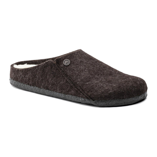 BIRKENSTOCK ZERMATT SHEARLING FELT WOMEN CLOGS - Mocha