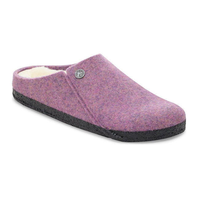 BIRKENSTOCK ZERMATT SHEARLING FELT WOMEN CLOGS - Mauve