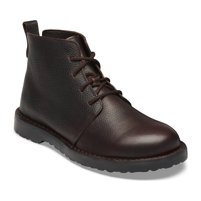 BIRKENSTOCK UPPSALA MID LEATHER UNISEX BOOTS - Carafe